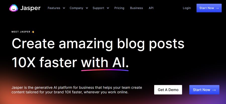 best ai writing assistant software, Jasper AI review, saascover